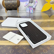 Fortok RIMOWA iPhone 16 Pro Max case Black Aluminum - 4