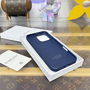 Fortok RIMOWA iPhone 16 Pro Max case Navy Blue Aluminum - 6