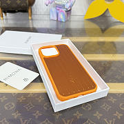 Fortok RIMOWA iPhone 16 Pro Max case Orange Aluminum - 6