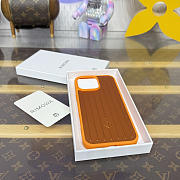 Fortok RIMOWA iPhone 16 Pro Max case Orange Aluminum - 5