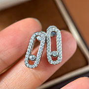 Fortok Messika Move Uno stud earrings Gold/ Silver - 3