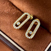 Fortok Messika Move Uno stud earrings Gold/ Silver - 6