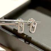 Fortok Messika Move Uno stud earrings Silver/Gold - 6