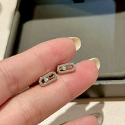 Fortok Messika Move Uno stud earrings Silver/Gold - 3