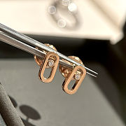 Fortok Messika Move Uno stud earrings Silver/Gold - 2