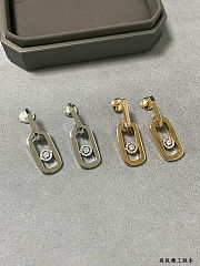 Fortok Messika Move Uno single hoop earring Gold/ Silver - 1