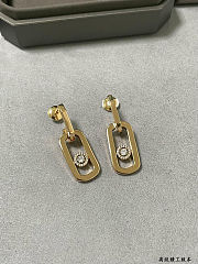 Fortok Messika Move Uno single hoop earring Gold/ Silver - 6