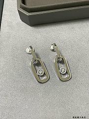 Fortok Messika Move Uno single hoop earring Gold/ Silver - 5