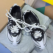 Fortok Balenciaga Radar sneakers Black And White - 2