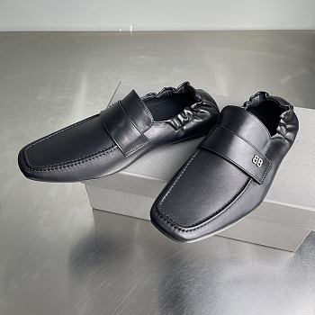 Fortok Balenciaga Palermo leather loafers Black 