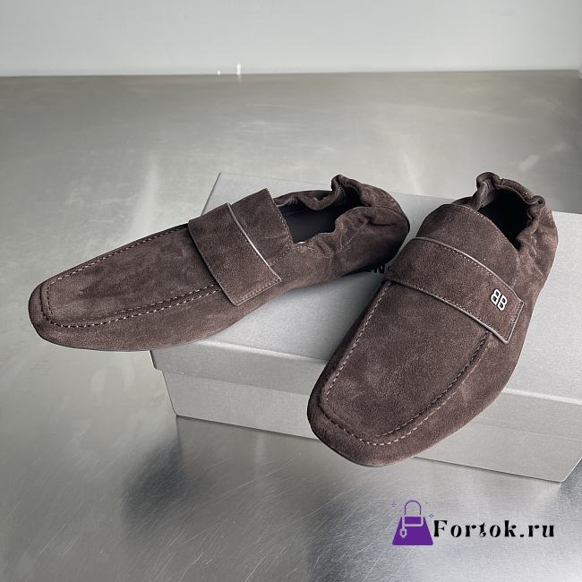 Fortok Balenciaga Palermo Suede loafers Brown - 1
