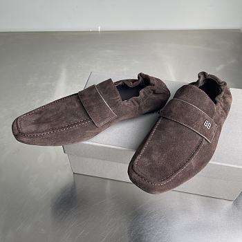 Fortok Balenciaga Palermo Suede loafers Brown