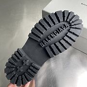 Fortok Balenciaga Strike Platform Derby Black 80mm - 6