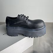 Fortok Balenciaga Strike Platform Derby Black 80mm - 2