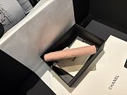 Fortok Chanel Lambskin Zip Around Coin Purse Wallet Light Pink 11*7cm - 2