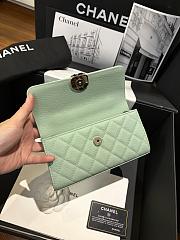 Fortok Chanel 25 Kelly handbag Mint 10-18-4.5cm - 6