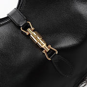 Fortok Gucci Mercato Medium tote bag Black Leather 35×28×15cm - 5