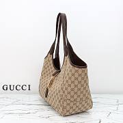 Fortok Gucci Mercato Medium tote bag GG Canvas 35×28×15cm - 5