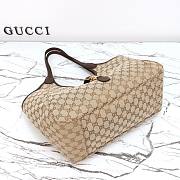 Fortok Gucci Mercato Medium tote bag GG Canvas 35×28×15cm - 3