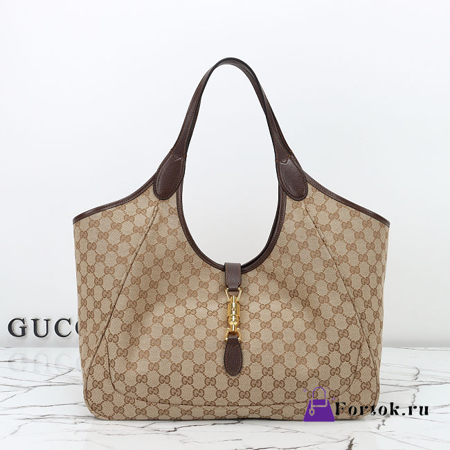 Fortok Gucci Mercato Large tote bag GG Canvas 40×26.5×18cm - 1