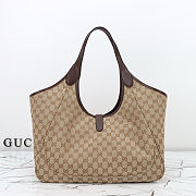 Fortok Gucci Mercato Large tote bag GG Canvas 40×26.5×18cm - 6