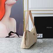 Fortok Prada Raffia crochet shoulder bag 40*20*11cm - 6