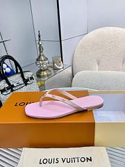 Fortok Louis Vuitton Gaia Flat Thongs Pink - 4