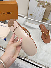 Fortok Louis Vuitton Gaia Flat Thongs Brown - 3