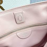Fortok Dior Trianon Bag Chain Rose Songe Flat Macrocannage lambskin 25 x 21 x 7cm - 2