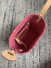 Fortok Louis Vuitton All In BB Denim Fuschia Pink 16 x 18 x 12cm - 2