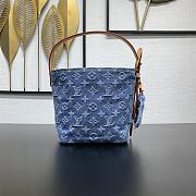 Fortok Louis Vuitton All In BB Denim Blue 16 x 18 x 12cm - 5