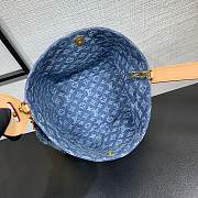 Fortok Louis Vuitton All In BB Denim Blue 16 x 18 x 12cm - 3