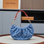 Fortok Louis Vuitton Pochette Valley Monogram Denim Blue 21 x 15 x 7cm - 1