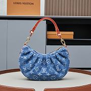 Fortok Louis Vuitton Pochette Valley Monogram Denim Blue 21 x 15 x 7cm - 5