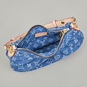 Fortok Louis Vuitton Pochette Valley Monogram Denim Blue 21 x 15 x 7cm - 4