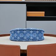 Fortok Louis Vuitton Pochette Valley Monogram Denim Blue 21 x 15 x 7cm - 2