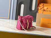 Fortok Louis Vuitton Pochette Accessoire Cargo Monogram Fuchisa 23.5 x 14 x 3cm - 3