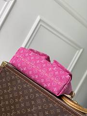 Fortok Louis Vuitton Pink Monogram Denim Baggy NM Fuchsia Pink 30 x 22 x 13cm - 5