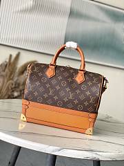 Fortok Louis Vuitton Speedy Trunk 30 Monogram Brown 30 x 26 x 14.5cm - 5