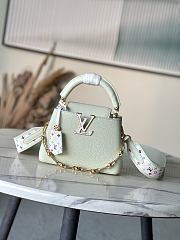Fortok LV x TM Capucines Mini Taurillon leather Green 21 × 13.6 × 8 cm - 1