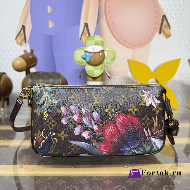 Fortok Louis Vuitton Pochette Accessoires Monogram Eden Ebene M29148 23.5*4*13.5cm - 1