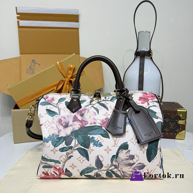 Fortok Louis Vuitton Speedy Soft 30 Monogram Eden 30*17*21cm - 1