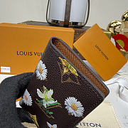 Fortok Louis Vuitton Spring 2026 Collection Pocket Organizer Monogram Flowers Canvas 7.5*1*11.1cm - 3