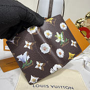 Fortok Louis Vuitton Spring 2026 Collection Pocket Organizer Monogram Flowers Canvas 7.5*1*11.1cm - 6