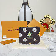 Fortok Louis Vuitton Spring 2026 Collection Slender Wallet Monogram Flowers 11*2*8.5cm - 1