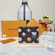 Fortok Louis Vuitton Spring 2026 Collection Slender Wallet Monogram Flowers 11*2*8.5cm - 6