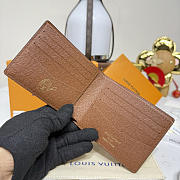 Fortok Louis Vuitton Spring 2026 Collection Slender Wallet Monogram Flowers 11*2*8.5cm - 5