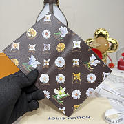 Fortok Louis Vuitton Spring 2026 Collection Passport Cover Monogram Flowers Canvas 10*2.5*14cm - 3