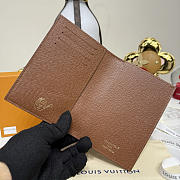 Fortok Louis Vuitton Spring 2026 Collection Passport Cover Monogram Flowers Canvas 10*2.5*14cm - 5