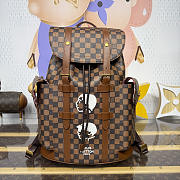 Fortok Louis Vuitton Christopher Backpack Damier Ebene canvas 38*12.5*44cm - 1